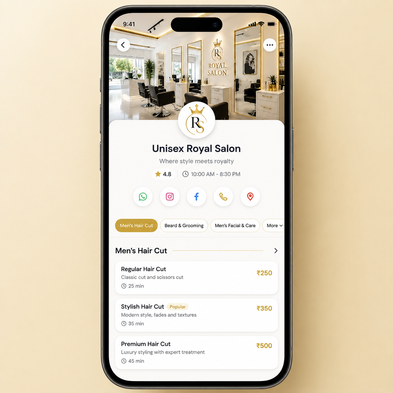 Salon Website